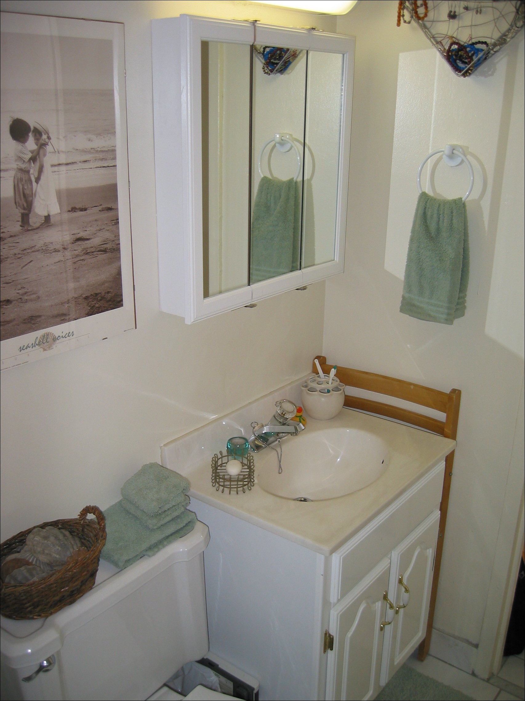 This is what it looks as you're standing inside.